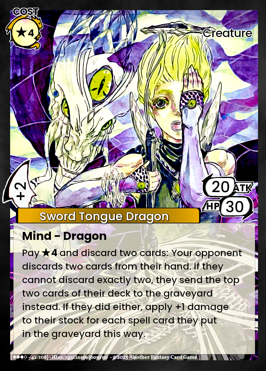 *Mirror's Game - Complete Set - Four (4) of Each Card