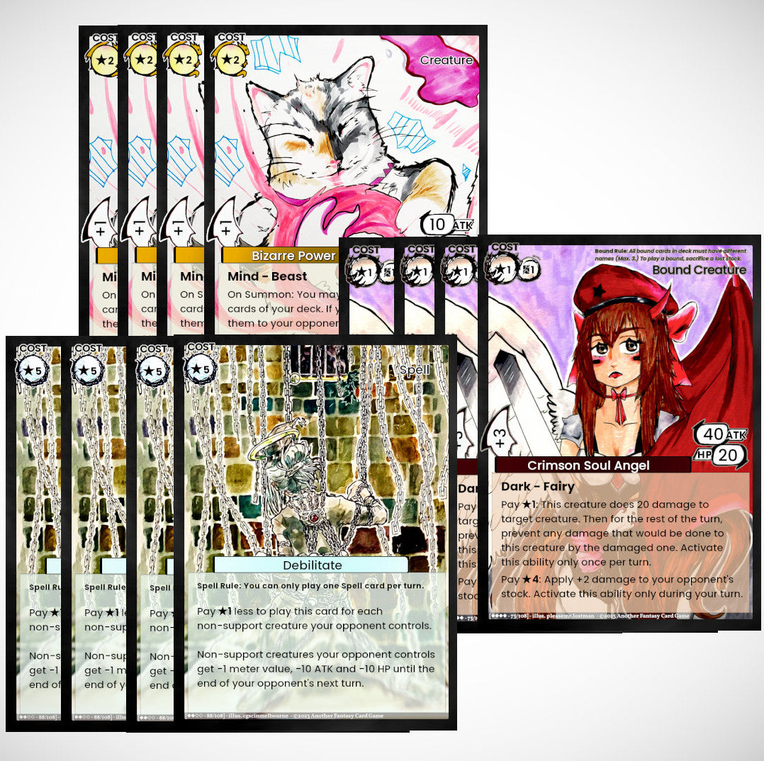 *Mirror's Game - Complete Set - Four (4) of Each Card
